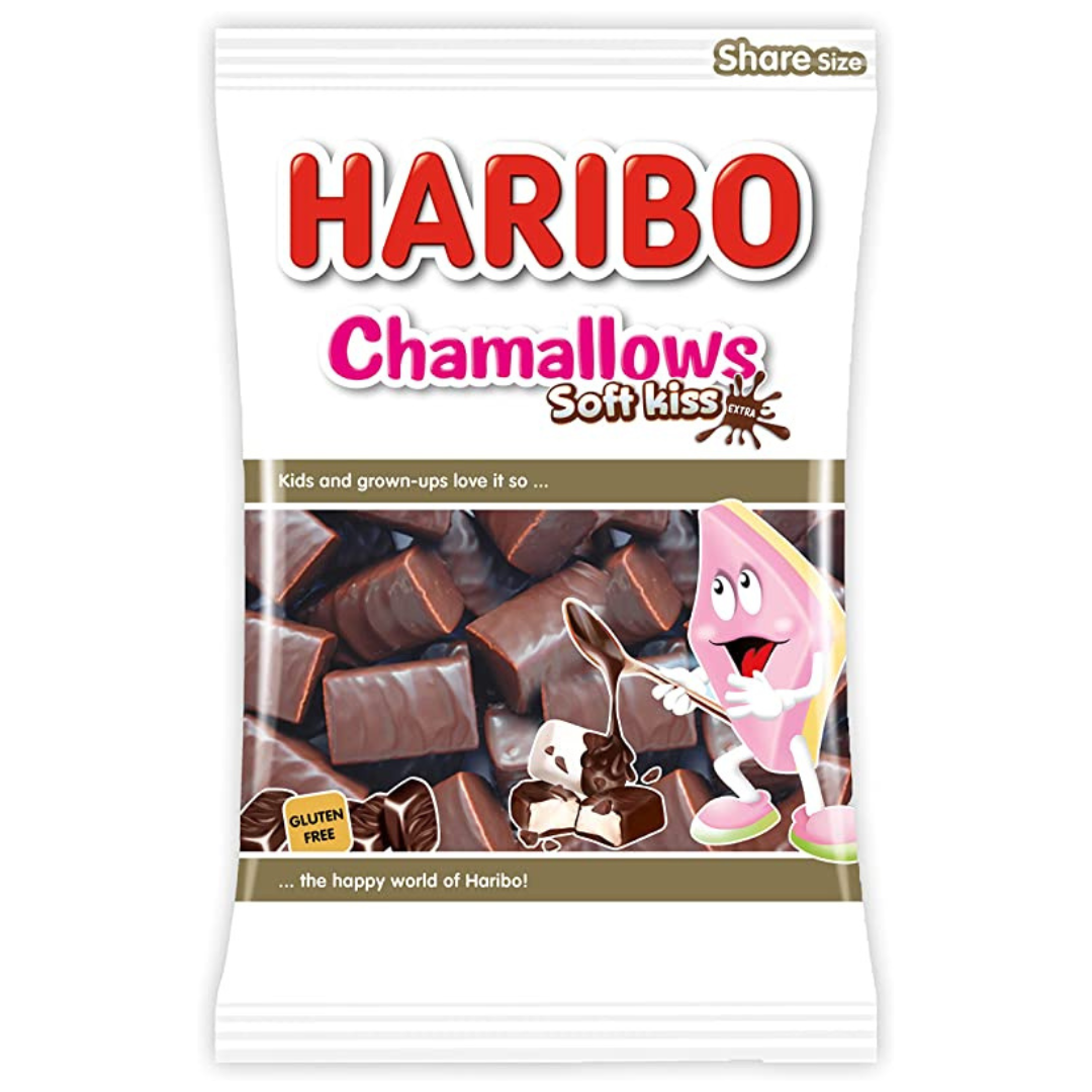 udmelding Arthur Accor Haribo Chamallows Soft Kiss - Myke marshmallows | Candydreams.no